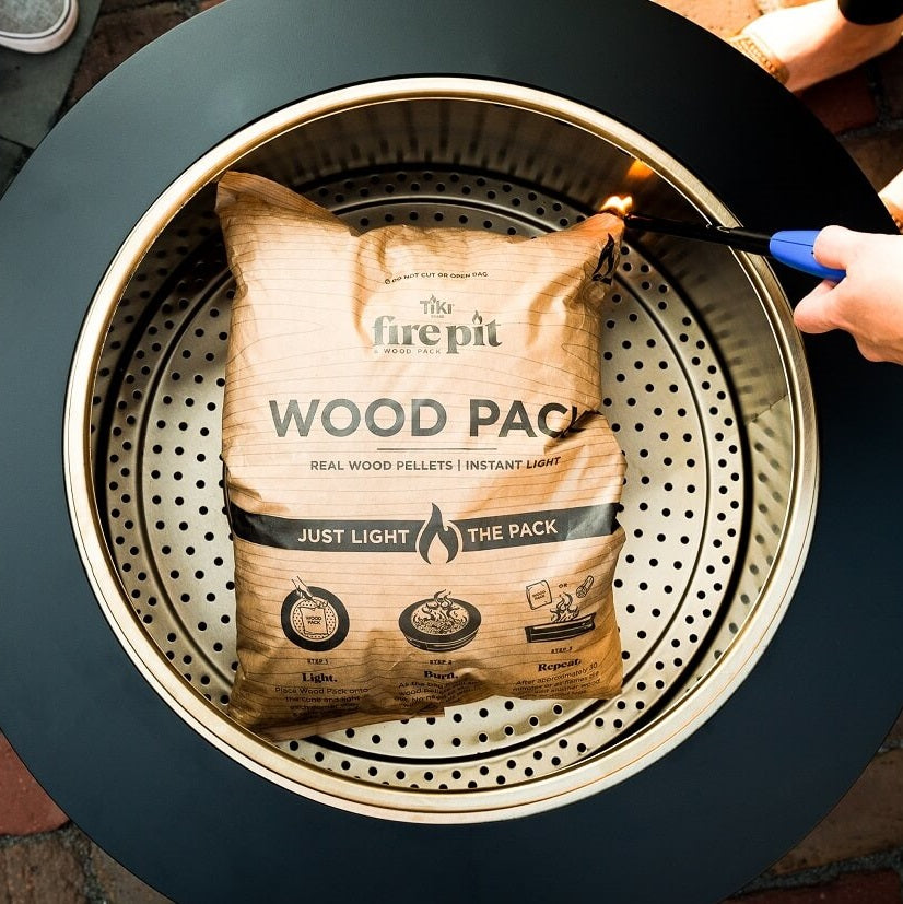 How To Light An Outdoor Fire Pit To Reduce Smoke