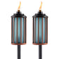 2 Pack - Easy Install Retro Stripe Torches