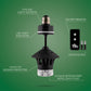 Black Tiki mosquito repellent light bulb with remote and LED indicator, fits E26 sockets, covers 110 sq ft.