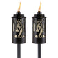2 Pack - Easy Install Hunter Metal Torches