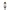 Black metal and glass TIKI® Brand torch with a visible flame, designed for outdoor lighting and ambiance.