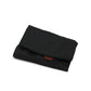 TIKI Brand Reunion Smokeless Fire Pit Replacement Cover and Hardware, folded black fabric cover with logo tag