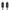 Two brown woven TIKI torches with flames, designed for outdoor lighting and ambiance.