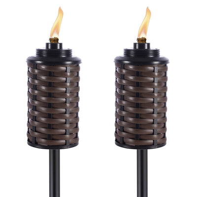2 Pack - Easy Install Bali Brown Torches