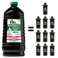One 4-qt TIKI BiteFighter Torch Fuel bottle equals ten TIKI torch replacement canisters.