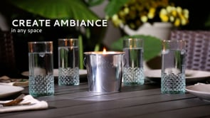 3 Pack - Lavish Woodlands Citronella Wax Buckets