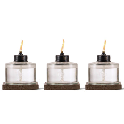 3 Pack - Mixed Material Votive Table Torches