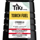 TIKI Brand Citronella Torch Fuel, 2 qt bottle. For outdoor torches; keep away from children and pets.