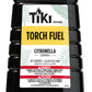 Black Tiki Brand Citronella Scented Torch Fuel, 2 qt/64 fl oz (1.89L).