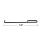 18-inch black metal TIKI® torch snuffer tool with easy-grip handle, shown on a white background.