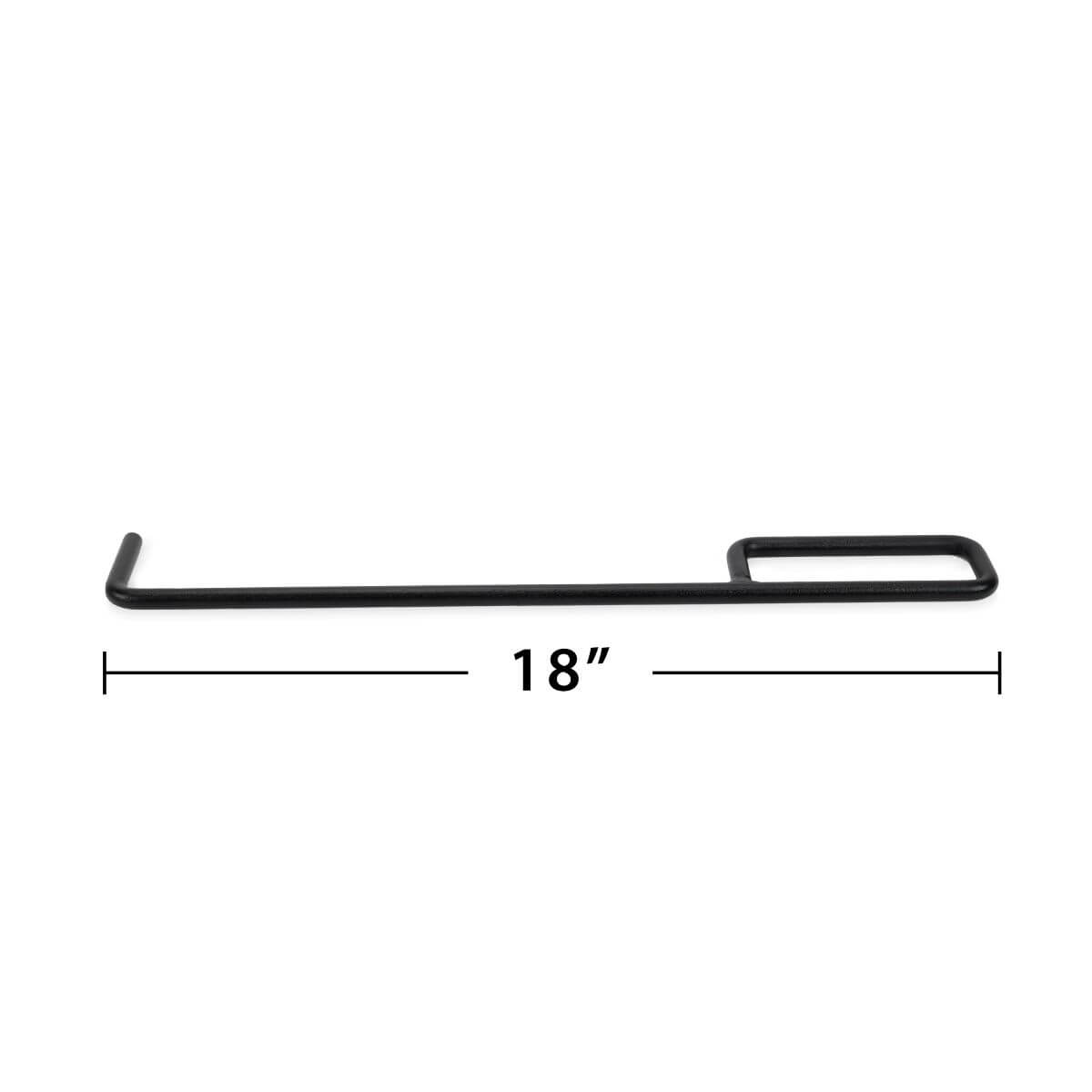 18-inch black metal TIKI® torch snuffer tool with easy-grip handle, shown on a white background.
