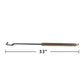 33-inch TIKI® torch snuffer tool with bronze handle and hook for safe flame extinguishing.